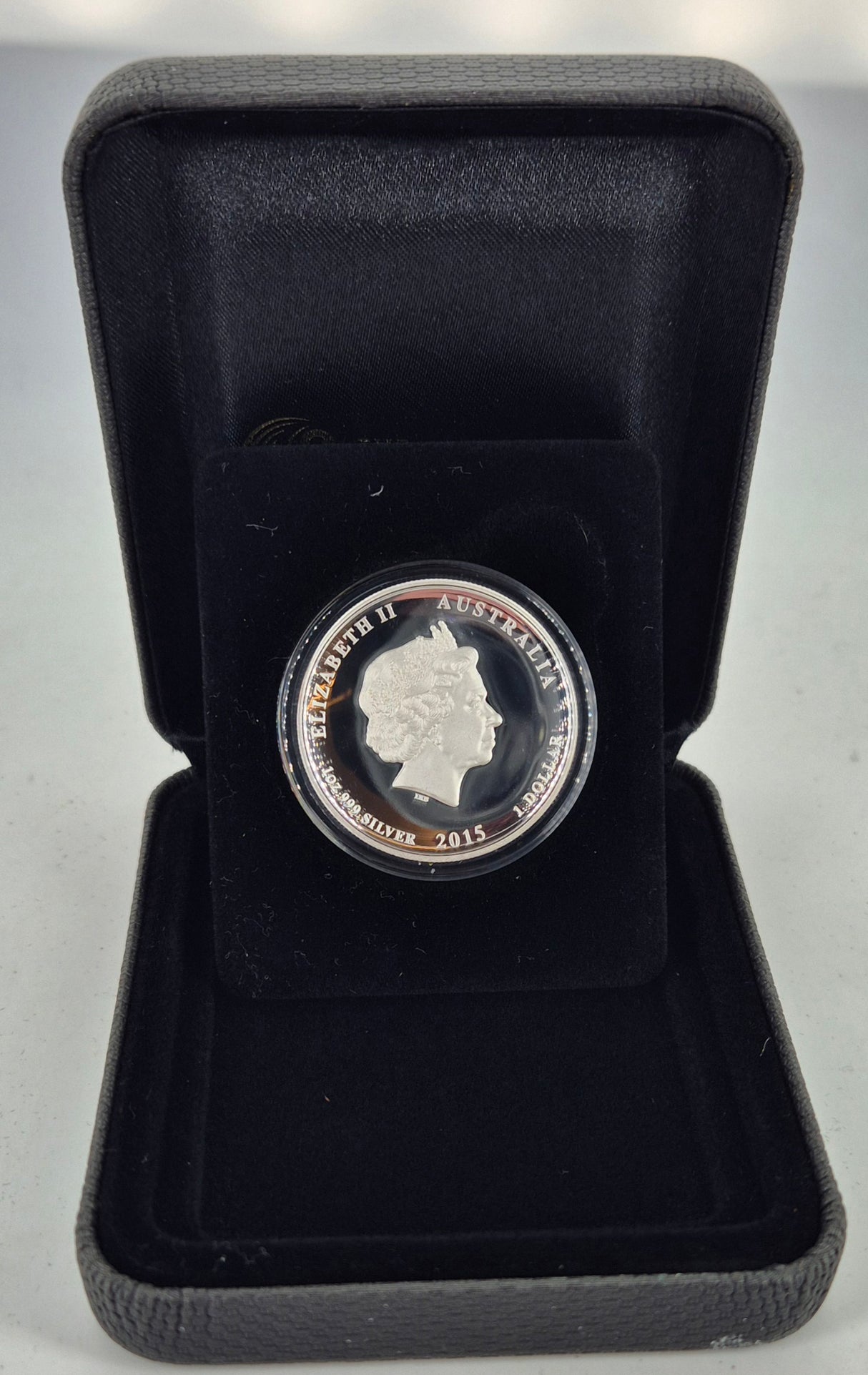 2015 Great White Shark 1oz High Relief Silver Proof Coin