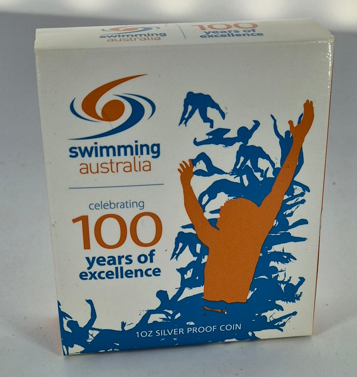 2009 Swimming Australia 100 Years 1oz Silver Proof Coin