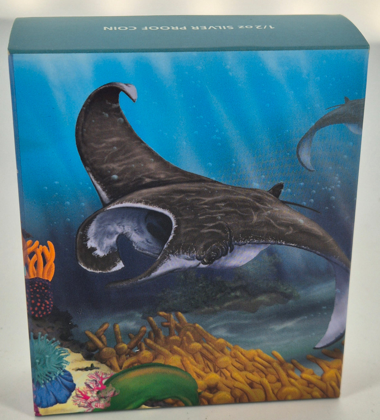 2012 Manta Ray 50c 1/2oz Silver Proof Coin