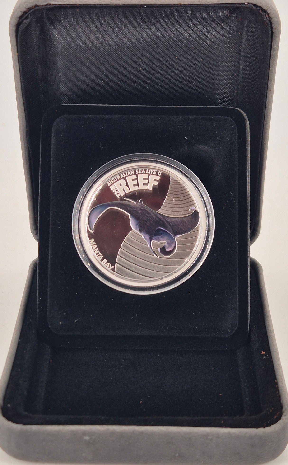 2012 Manta Ray 50c 1/2oz Silver Proof Coin