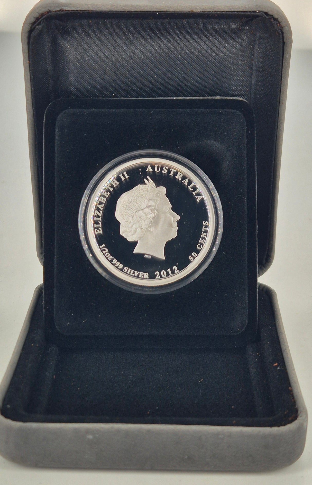 2012 Manta Ray 50c 1/2oz Silver Proof Coin