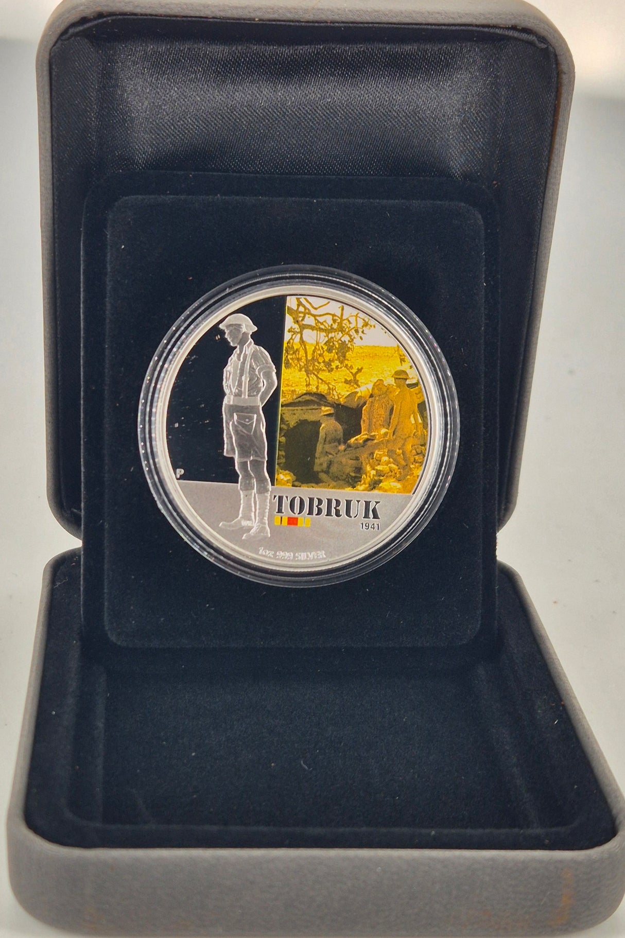 2011 Tobruk 1oz Silver Proof Coin – Famous Battles Series