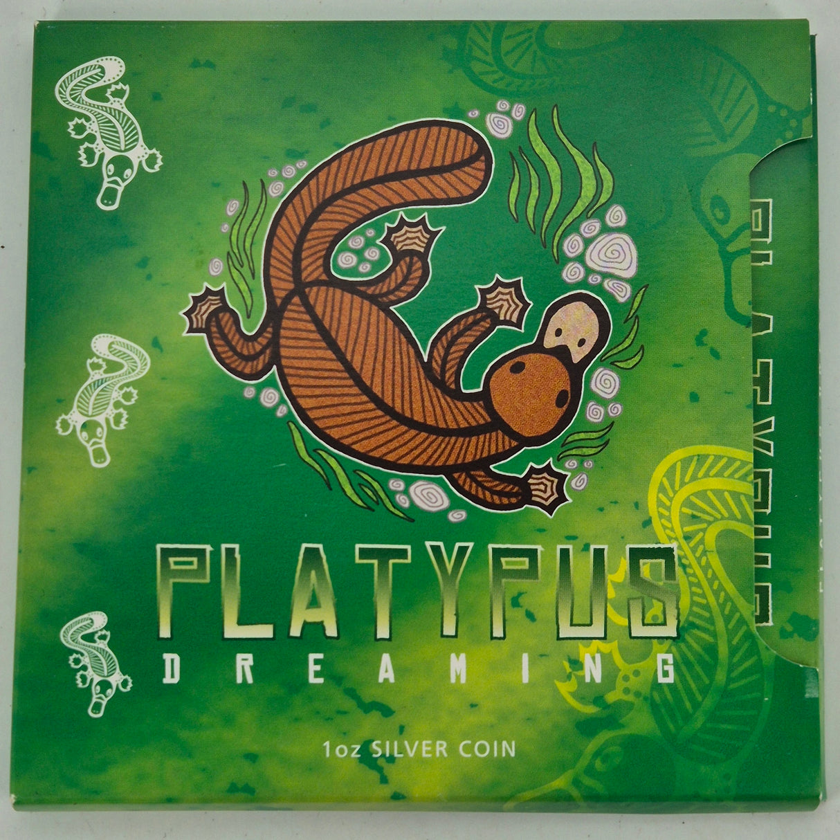 2011 Platypus Dreaming 1oz Silver Proof Coin – Perth Mint Indigenous Series