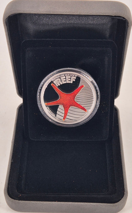 2011 Starfish 50c 1/2oz Silver Proof Coin