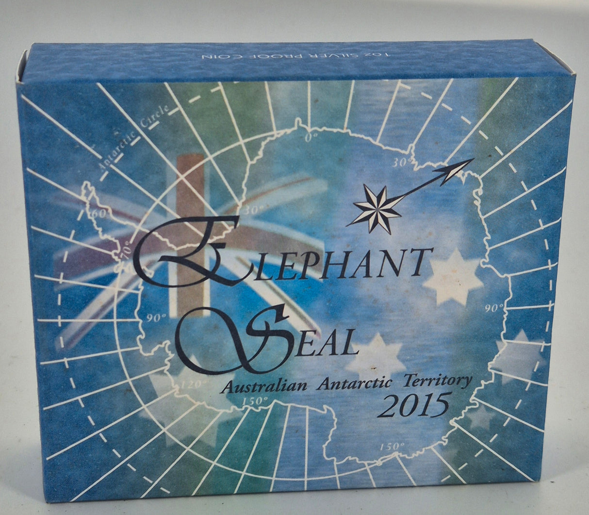 2015 Australian Antarctic Territory Elephant Seal 1oz Silver Proof Coin