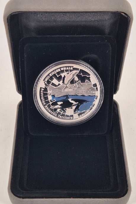 2011 Australian Antarctic Territory Killer Whale 1oz Silver Proof Coin