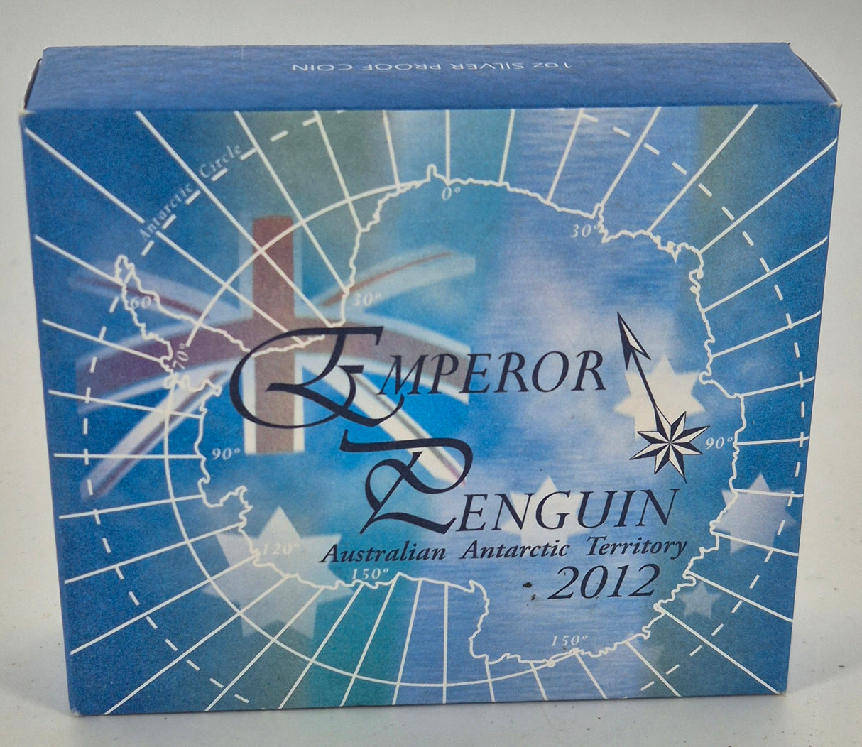 2012 Australian Antarctic Territory Emperor Penguin 1oz Silver Proof Coin