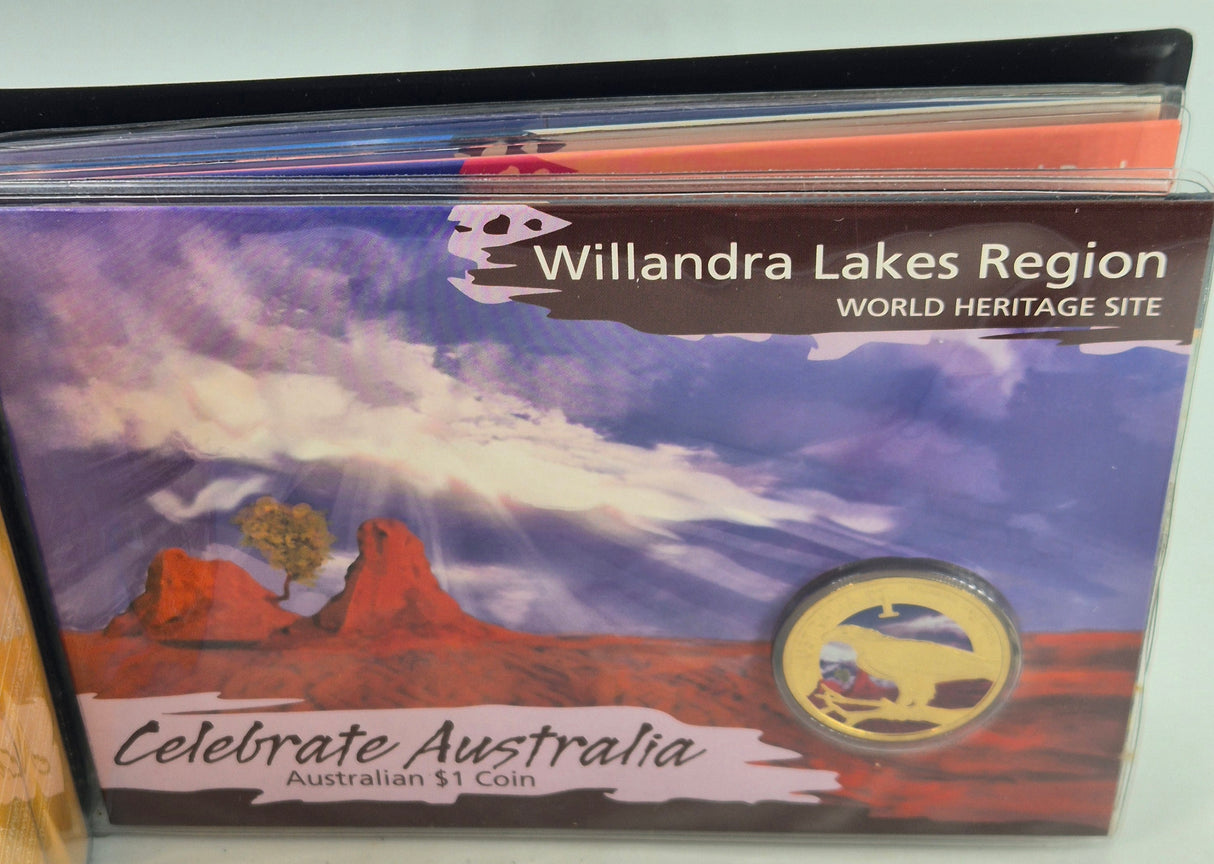 2012 Celebrate Australia $1 Coin Folder (5-Coin Set)