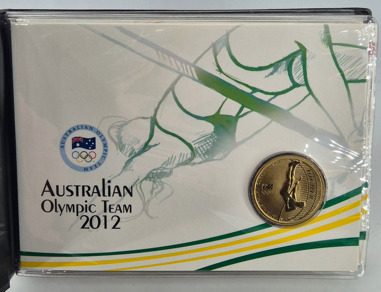 2012 Australian Olympic Team $1 Coin Folder (5-Coin Set)