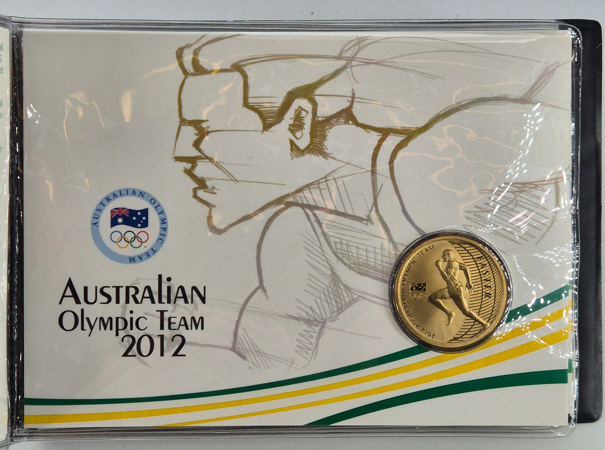 2012 Australian Olympic Team $1 Coin Folder (5-Coin Set)