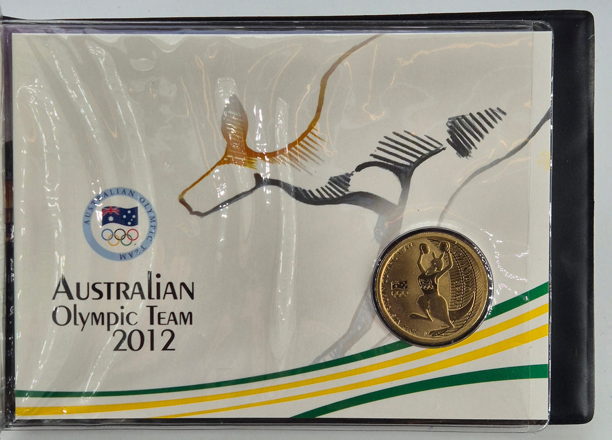 2012 Australian Olympic Team $1 Coin Folder (5-Coin Set)
