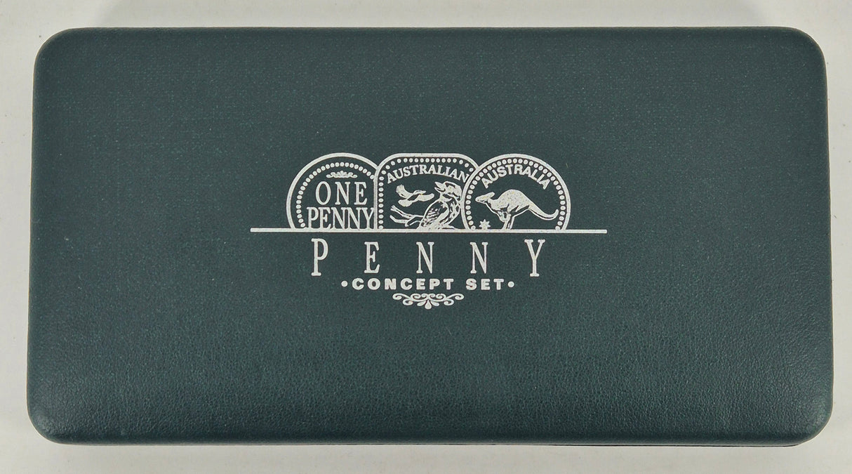 2003 1/2oz Square Kookaburra Penny concept set