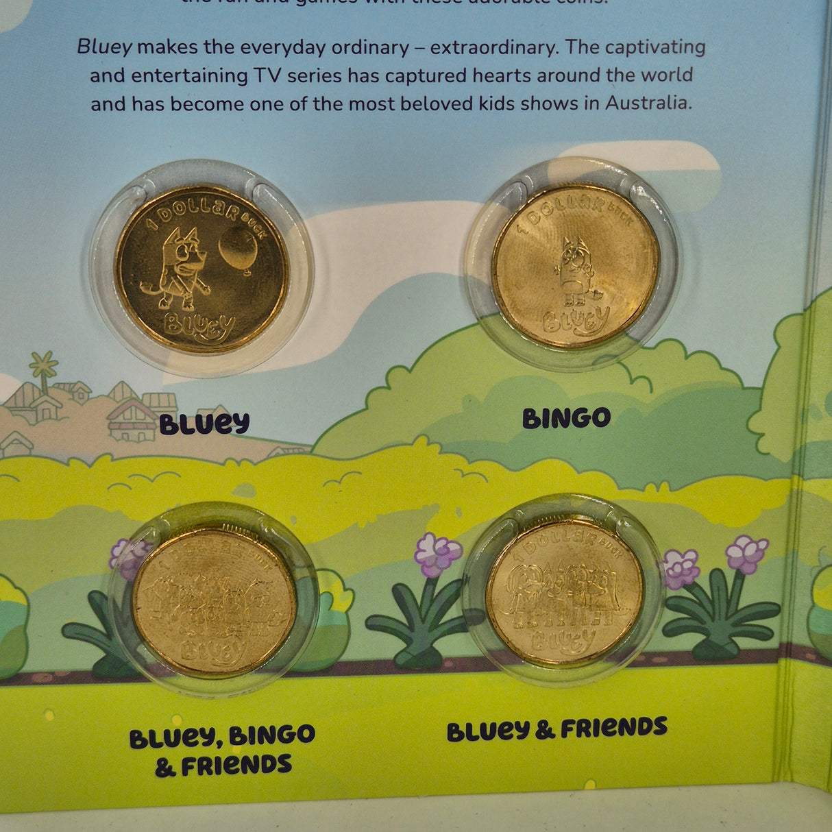 2024 $1 Bluey Coin Set in Folder