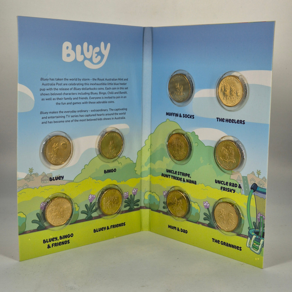 2024 $1 Bluey Coin Set in Folder