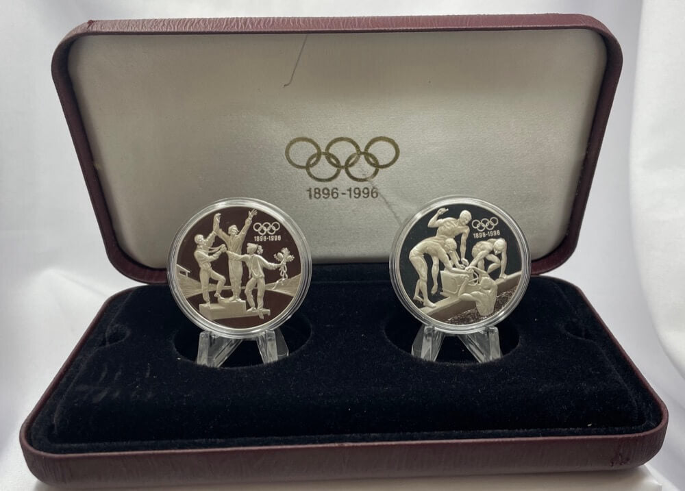 1993 Twenty Dollar Proof Pair - IOC Centennial Fair Play Friendship
