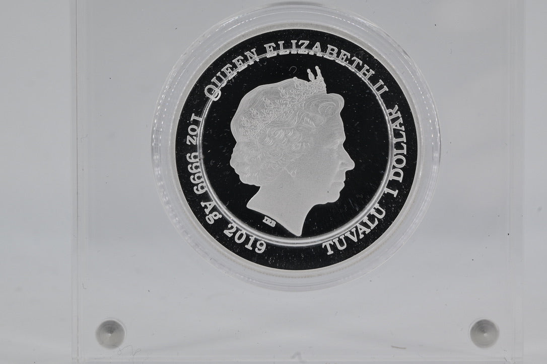 2019 $1 1oz Silver Proof Coin.  Suicide Squad – Joker