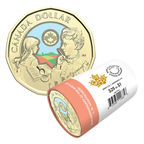 Canada 2024 $1 150th Anniversary of the Birth of L.M. Montgomery Special Wrap roll (Coloured)
