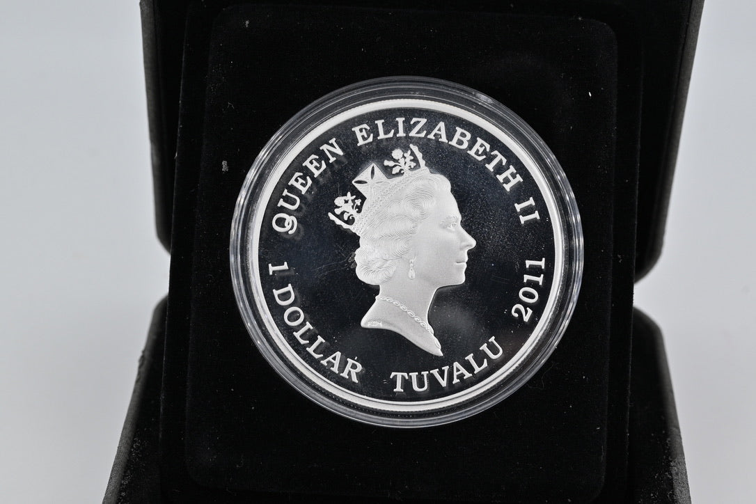 2011 $1 1oz Silver Proof Coin. Working Dogs Series – Beagle.