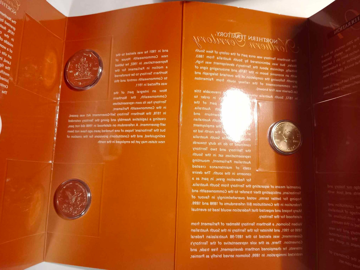 2001 State Series Uncirculated Three Coin Set. Northern Territory