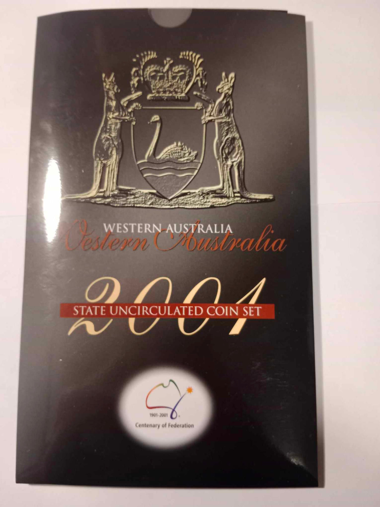 2001 State Series Uncirculated Three Coin Set. Western Australia.