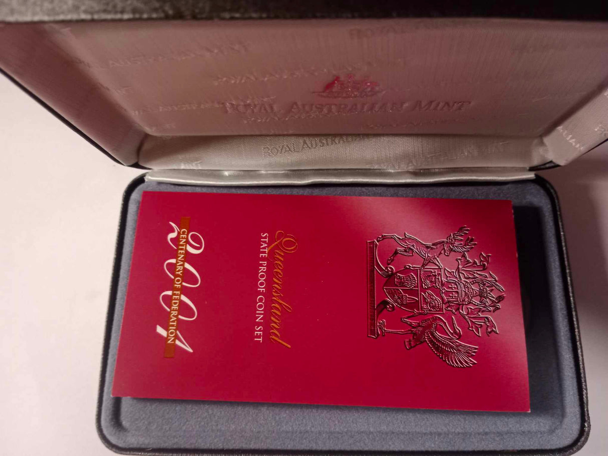 2001 State Series. 3 Coin Proof Set. Queensland