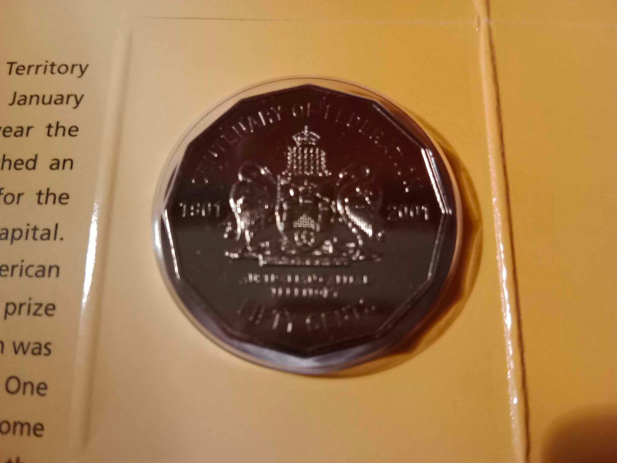 2001 State Series Uncirculated Three Coin Set. Australian Capital Territory