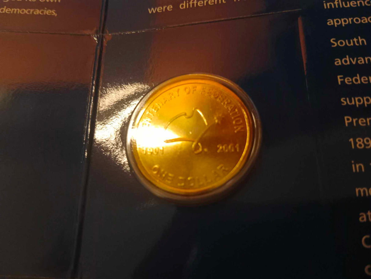 2001 State Series Uncirculated Three Coin Set. South Australia
