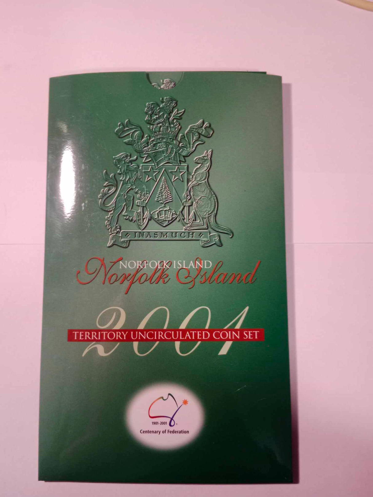 2001 State Series Uncirculated Three Coin Set. Norfolk Island