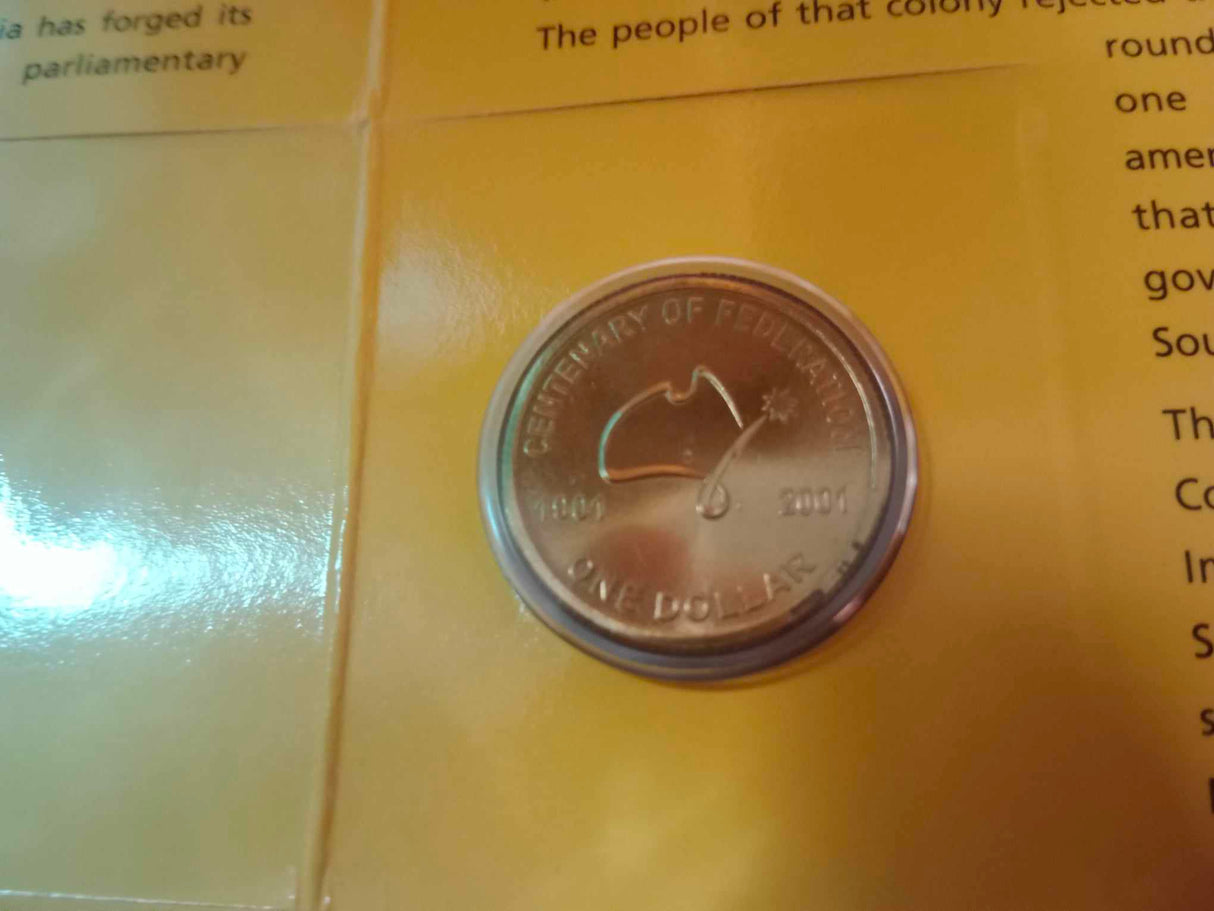 2001 State Series Uncirculated Three Coin Set. Australian Capital Territory