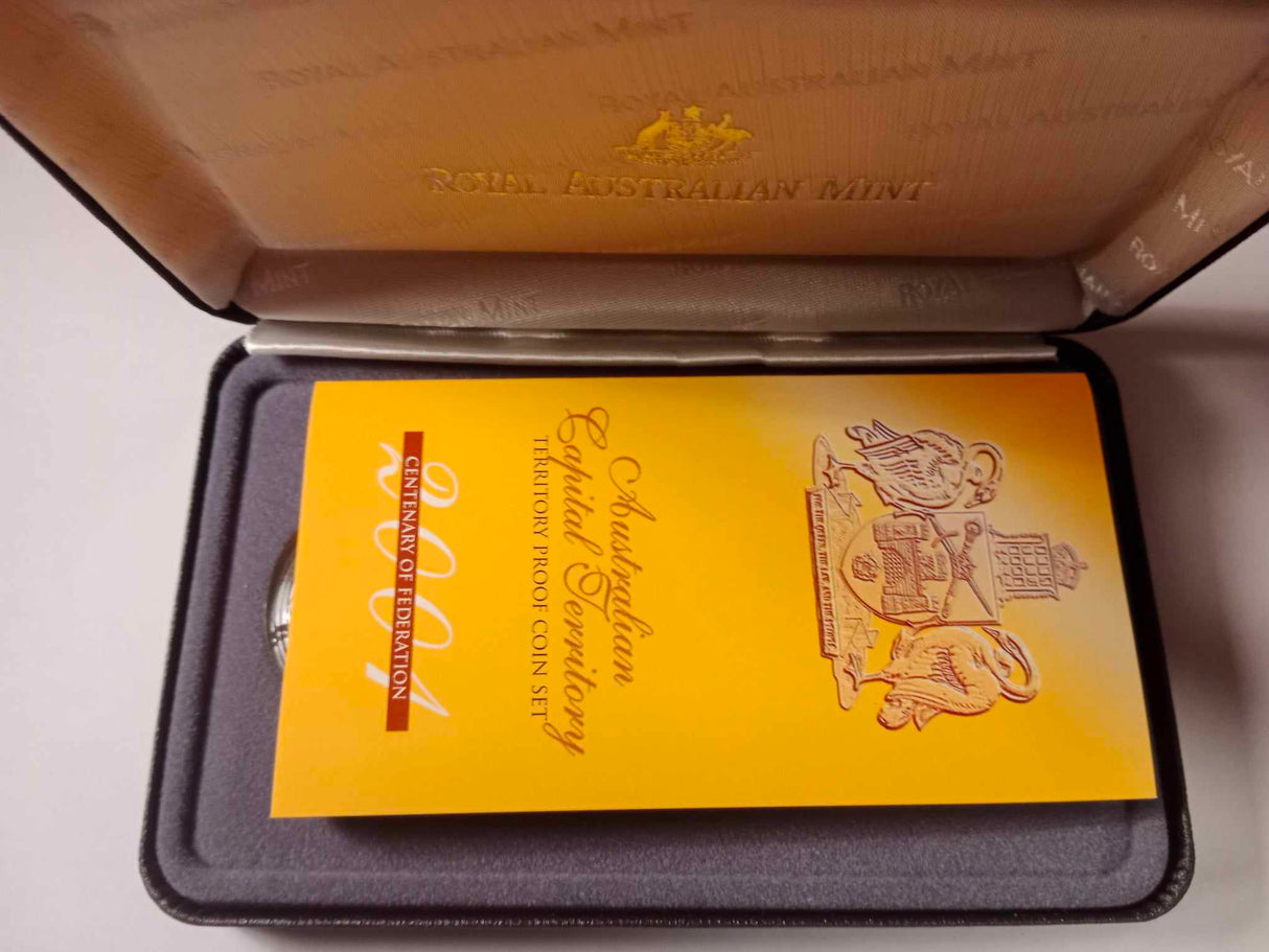 2001 State Series. 3 Coin Proof Set. Australian Capital Territory.