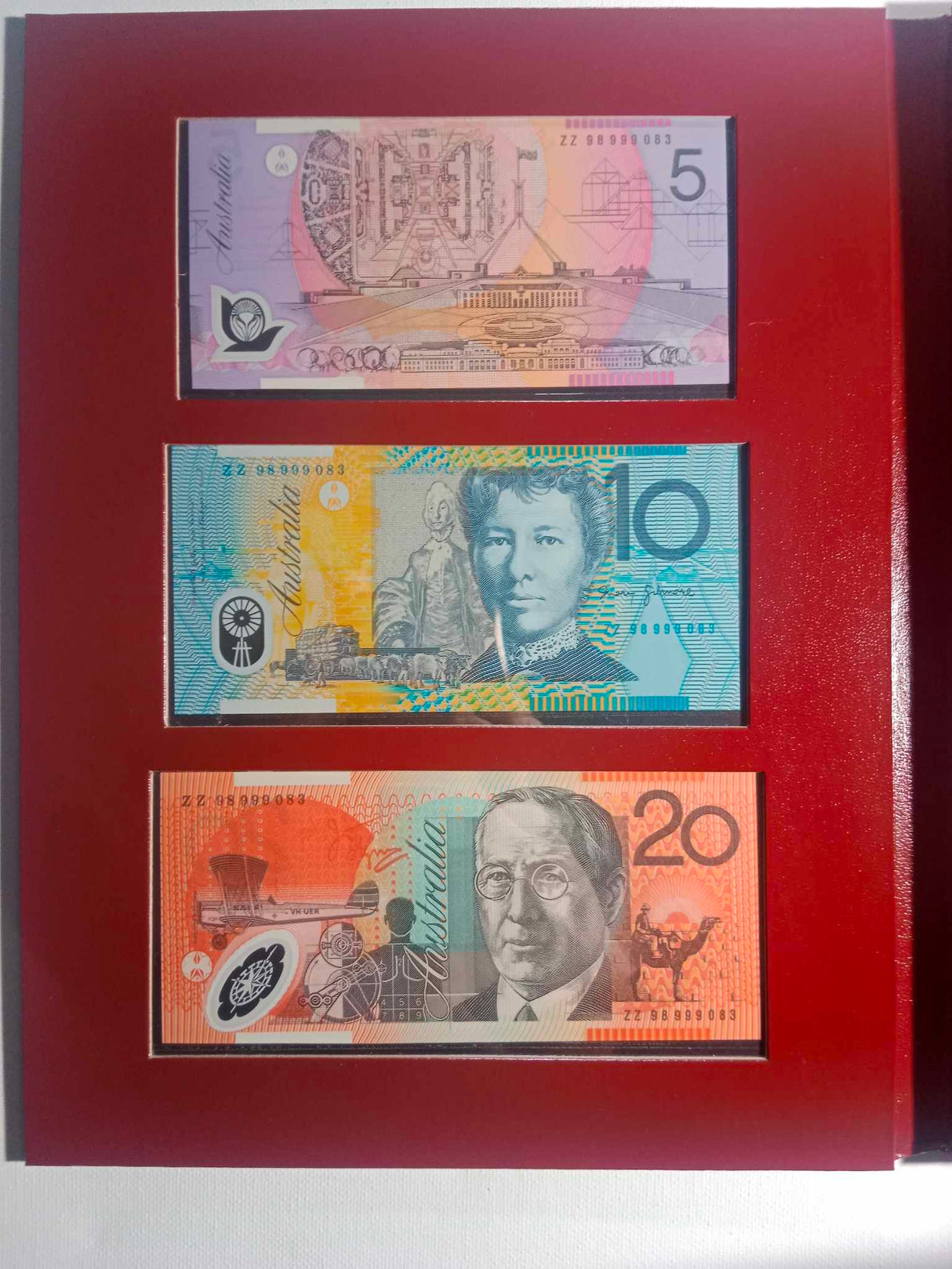 1998 Australian Note and Decimal Coin Collection.