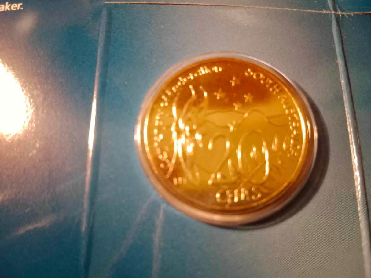 2001 State Series Uncirculated Three Coin Set. South Australia