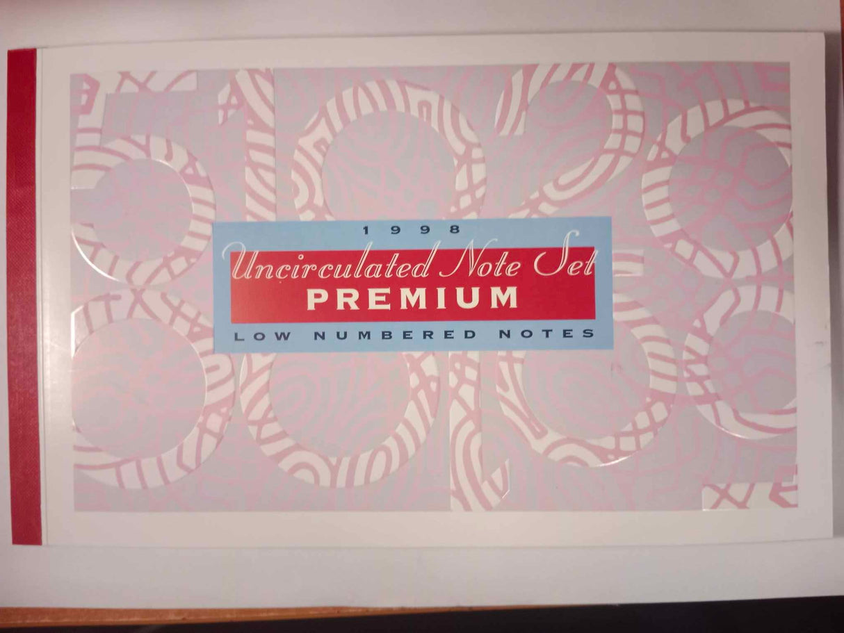 1998 Uncirculated Note Premium Edition. NPA