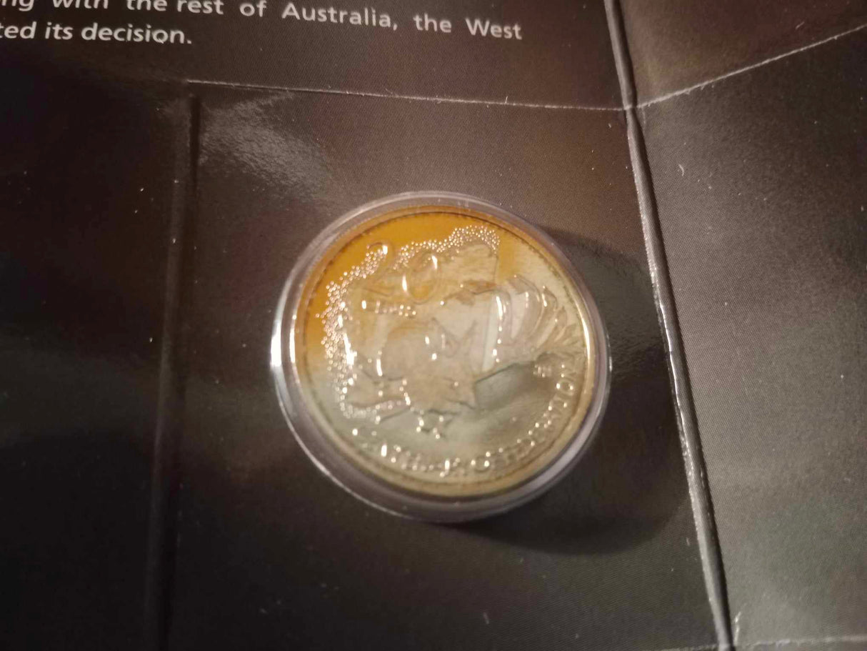 2001 State Series Uncirculated Three Coin Set. Western Australia.