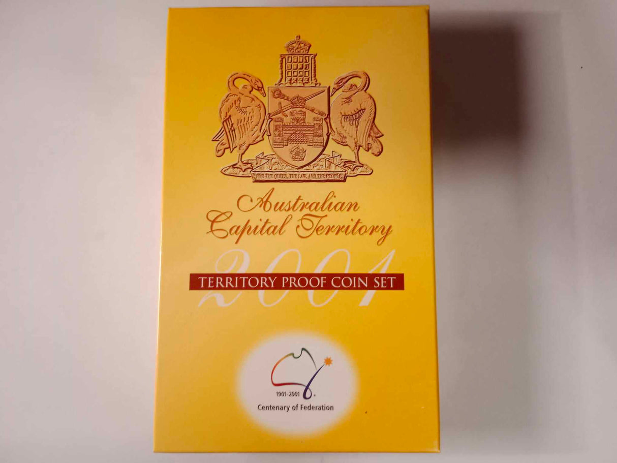 2001 State Series. 3 Coin Proof Set. Australian Capital Territory.