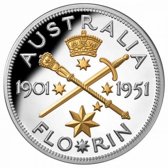 2021 $10 Niue 5oz Silver Proof Coin - Jubilee Florin
