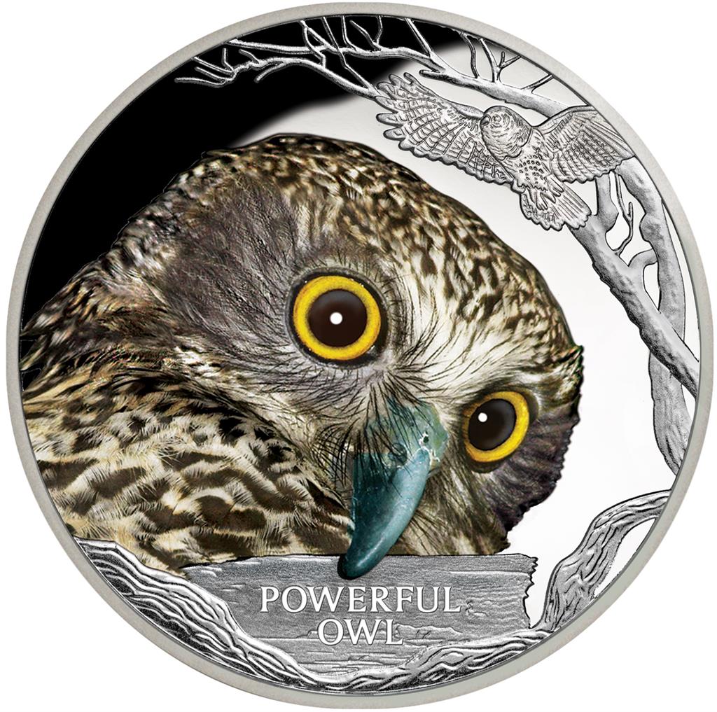 2018 Endangered Species Silver Proof Coin – Powerful Owl