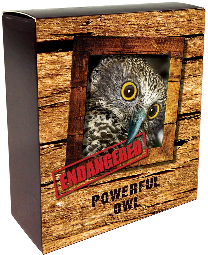 2018 Endangered Species Silver Proof Coin – Powerful Owl