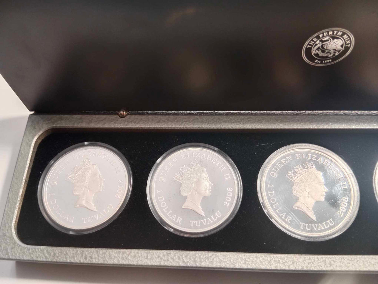 2006 International Classic Cars. 5 Coin Proof Set.
