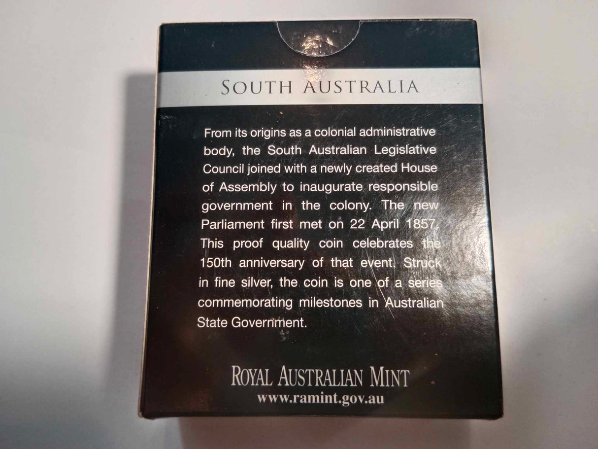 2006 $5 State Series. South Australia Silver Proof Coin.