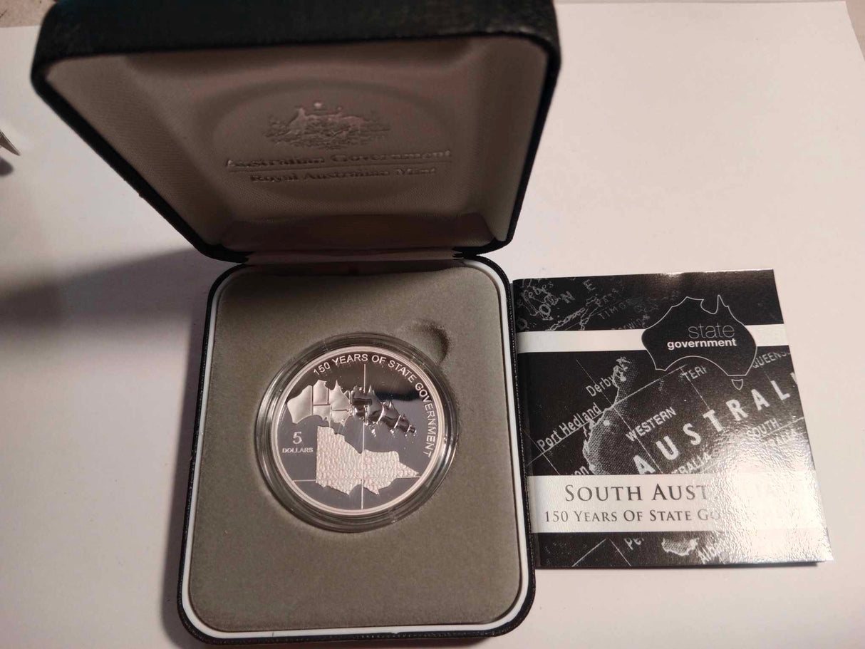 2006 $5 State Series. South Australia Silver Proof Coin.