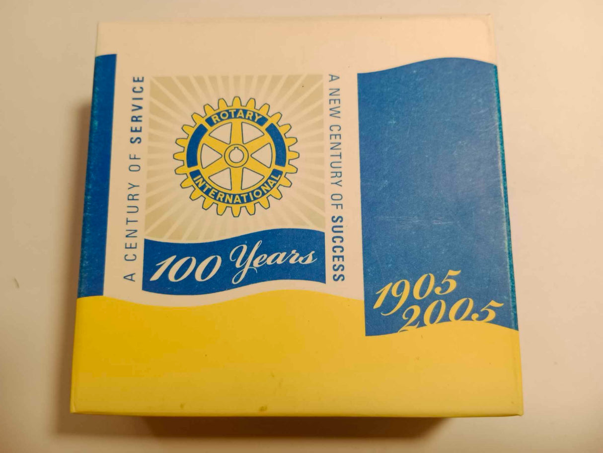 2005 $1 Coin and Stamp Set. A Centenary of Service. 100 Years of Rotary.