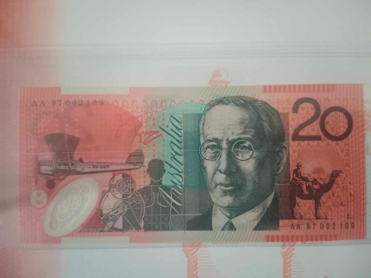 1997 NPA Deluxe Low Serial Uncirculated Set. $5, $10, $20, $50, $100.