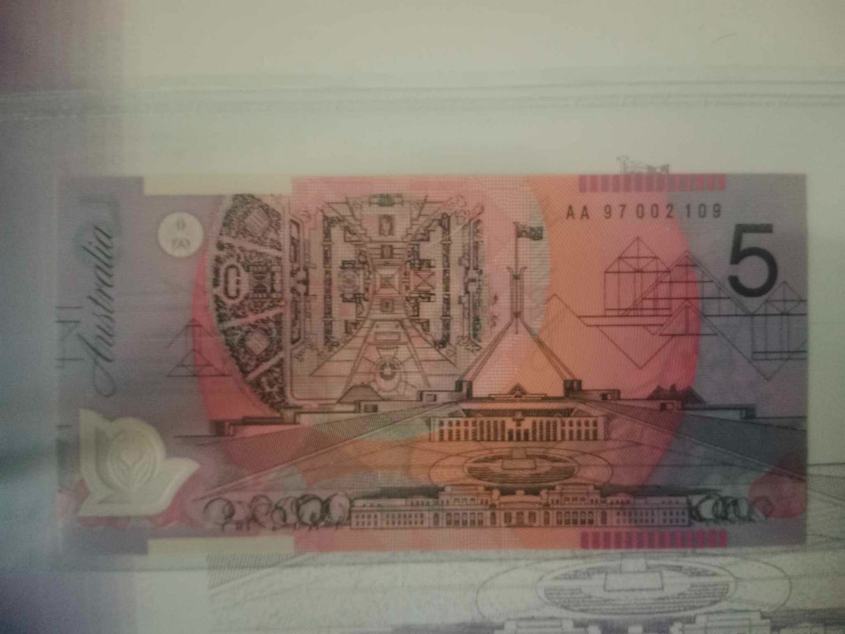 1997 NPA Deluxe Low Serial Uncirculated Set. $5, $10, $20, $50, $100.