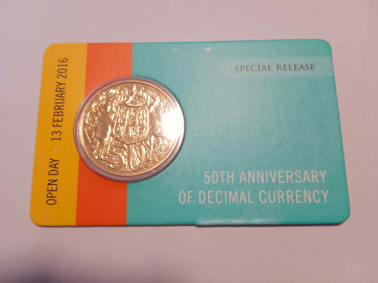 2016 50th Anniversary of Decimal Currency. Special Release Open Day.