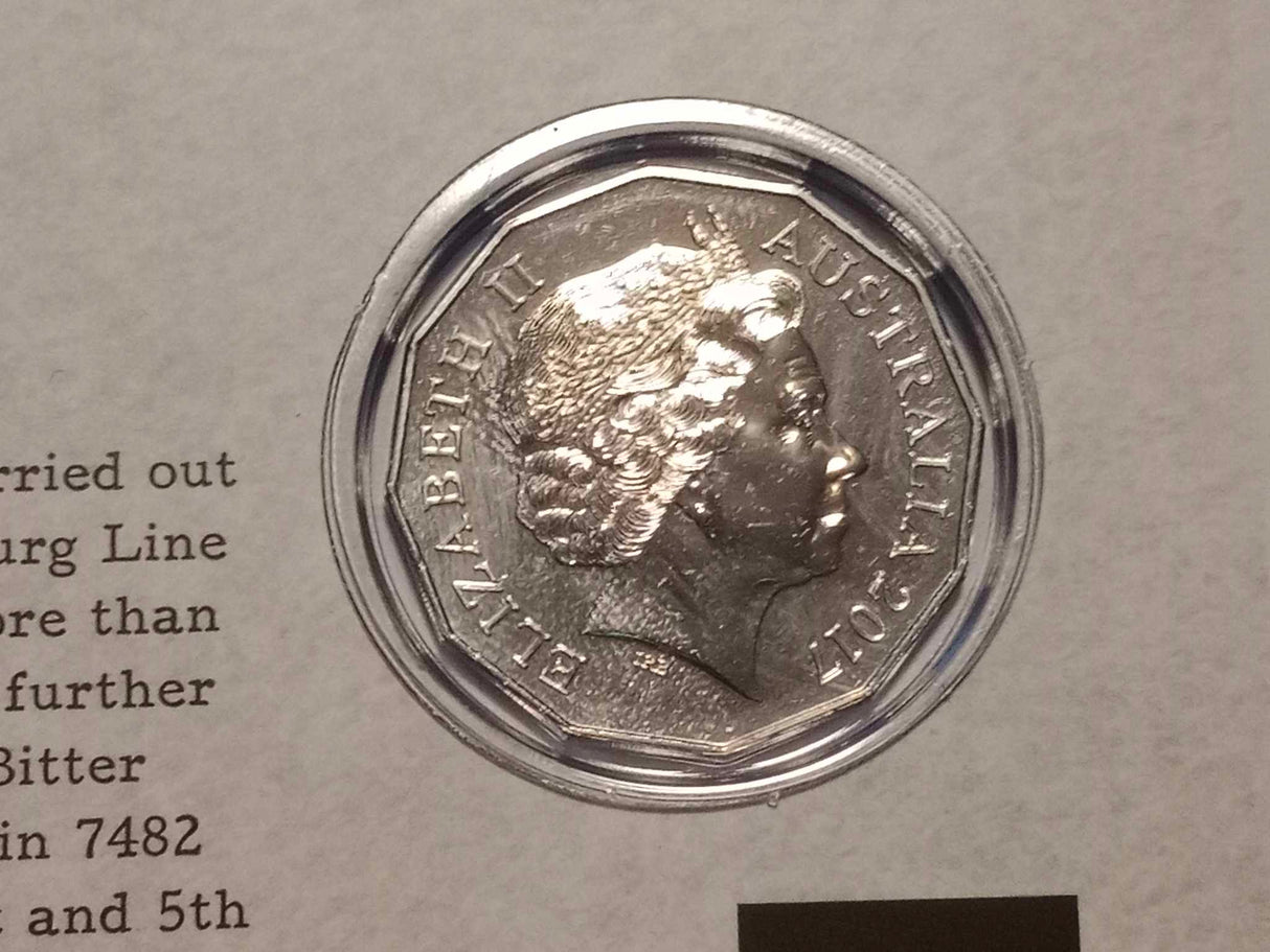 2017 50c Uncirculated Carded Coin. The Battle of Bullecourt.