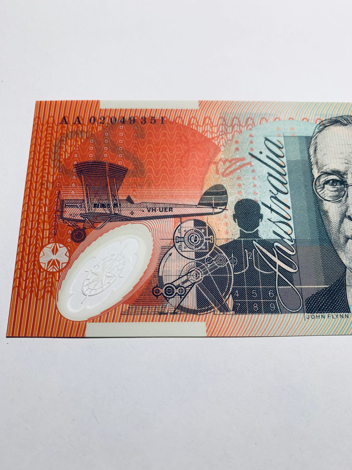 2002 $20 Banknote. First Prefix. Uncirculated. R420aF