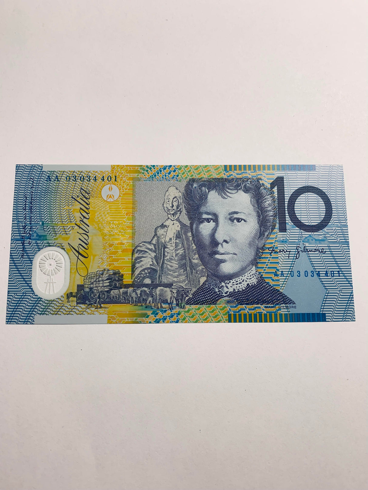 2003 $10 Banknote. First Prefix. Uncirculated. R320bL