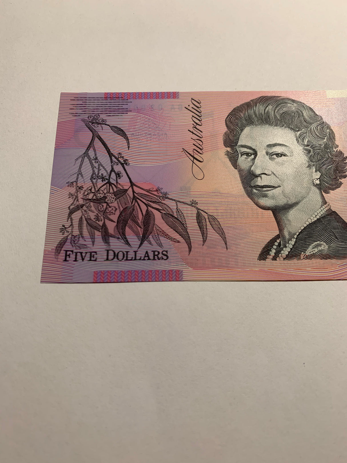2002 $5 Note. First Prefix Banknote. Uncirculated. R220aF