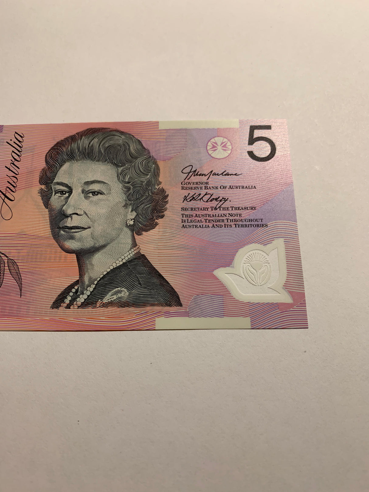 2002 $5 Note. First Prefix Banknote. Uncirculated. R220aF